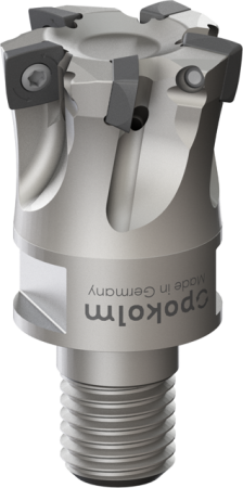 QuadworxÂ® XL - threaded shank end mill body