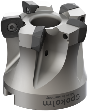 QuadworxÂ® XL shell type milling cutter body